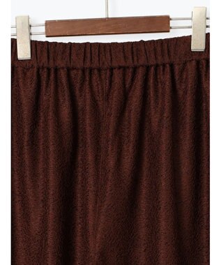 Te chichi クレープメッシュストレートパンツ（セットアップ可） ブラウン