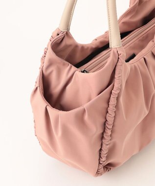 Y'SACCS 【Y’SACCS vous et】シャーリングトート ピンクベージュ