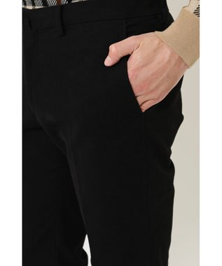 DAKS ストレッチコットンパンツ ブラック