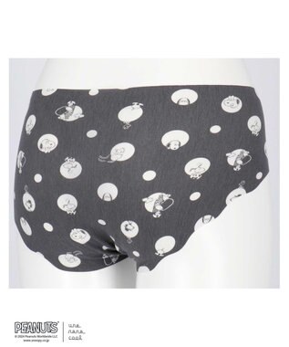 une nana cool MADE WITH PEANUTS 【綿混】フラット仕上げショーツ BL