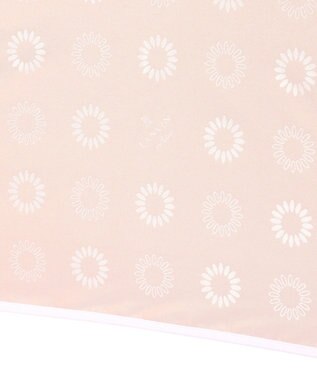 MOONBAT LANVIN en Bleu 折りたたみ傘 ジャカード×パイピング 簡単開閉 大きめ55cm ピンク