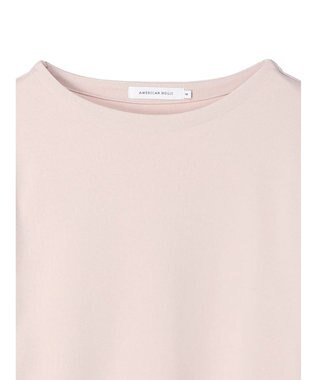 AMERICAN HOLIC ５分袖ボートネックカットプルオーバー Pink