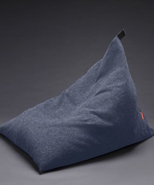 ビーズクッション tetra ソファー張り生地 シェニール ビーズクッション インディゴ