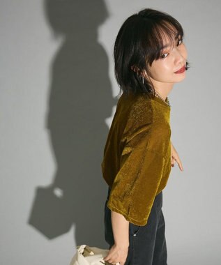 Green Parks シアーベロアプルオーバー Green