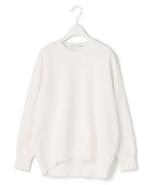 ICB 【洗える】コットンポリエステルスムース プルオーバー オフホワイト系