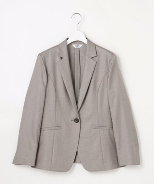 J.PRESS LADIES L OXIJEWEL ストレッチ テーラード ジャケット グレー系