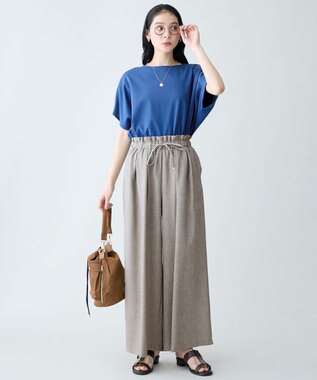 ANY プレミアムコットンコクーンプルオーバー ブルー