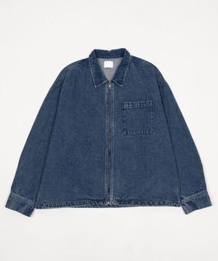 WEGO デニムシャツジャケット デニム中濃加工色