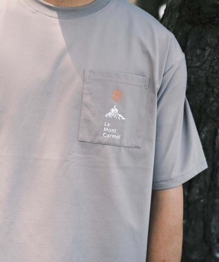 SHARE PARK MENS 【UVカット・吸水速乾・ストレッチ・軽量 】ポケットロゴTシャツ（L・XLサイズ） グレー系