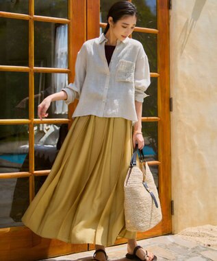 23区 VIOLAd'ORO ラフィア トートバッグ ブラック系