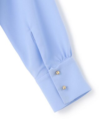 BEIGE， 【S-size】STOW / バンドカラーブラウス Sax