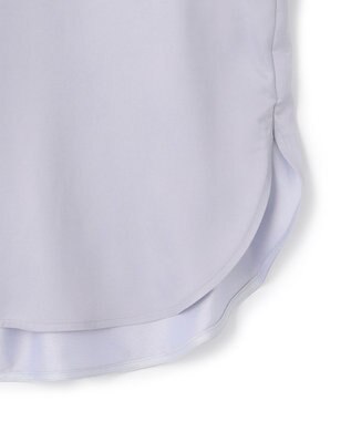 ICB 【洗える】 ルゼブフィブリルサテン シャツ ライラックグレー系