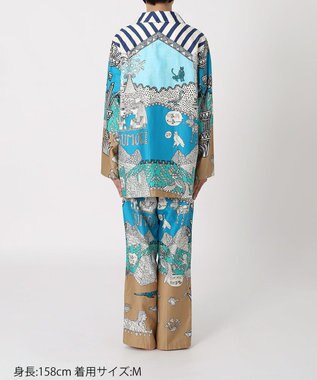 tsumori chisato SLEEP ツモリチサト パジャマ 長袖 長ズボン レディース UDX574 /ワコール ブルー
