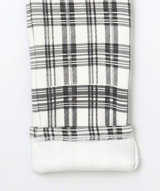 組曲 KIDS 【150-160㎝】シャギーチェック パンツ グレー系5