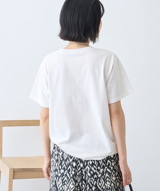 AMERICAN HOLIC フォト&レタリングプリントTシャツ Off White