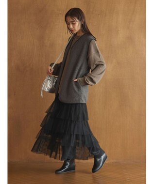 Green Parks ＢＰ　パイピングライトボアベスト Charcoal Gray