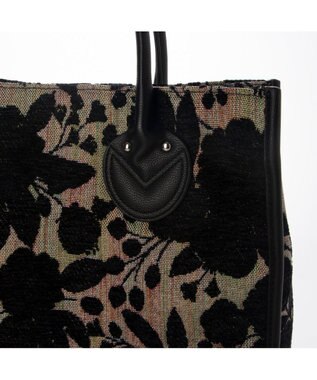 UNBILLION カシュカシュ cachecache / ジャガードスクエアトート ブラック