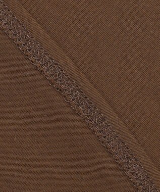 BEIGE， 【BEIGE,ecru/WEB限定・洗える】FINE DRY TOUCH / ねじりデザインコットンノースリーブトップス Brown