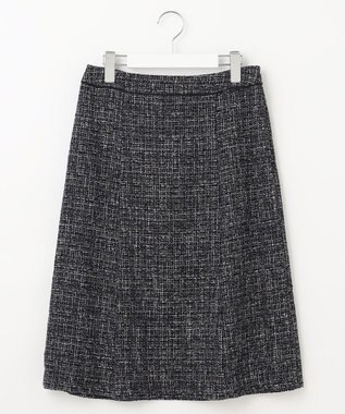 J.PRESS LADIES ファンシーツイード スカート ネイビー系1