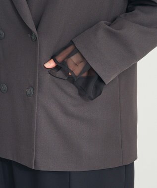 CRAFT STANDARD BOUTIQUE Ｗテーラードジャケット Dark Gray