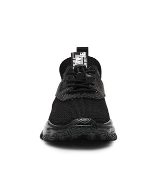 STEVE MADDEN MATCH-RE ストーンスポーティースニーカー ブラックブラック