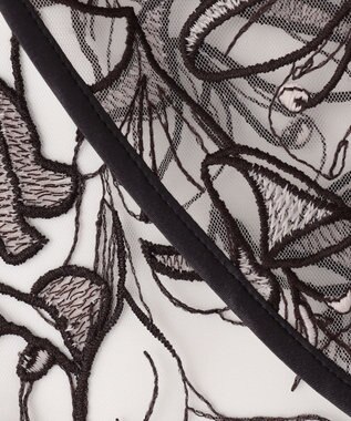 ANY SIS 【LilyCalin】ラインフラワーボレロ × ドレス ライトモカ