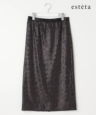 23区 【エステータ】シークインジャージー スカート