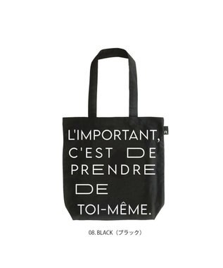 ROOTOTE 1019【A4サイズ収納】SC.トール.リサイクルコットン-B 08：ブラック