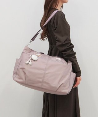 ACE BAGS & LUGGAGE kanana project collection タッセル-e ボストンバッグ 68875 モーヴピンク