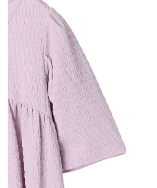 earth music&ecology ジャガードギャザーチュニック Light Purple