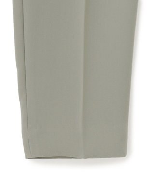 ICB 【UVカット・防シワ・洗える】ライトダブルクロス ドロストパンツ スモークグレー系