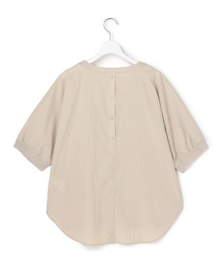 J.PRESS YORK STREET 【WOMEN】リヨセルコットン ドルマンブラウス ベージュ系