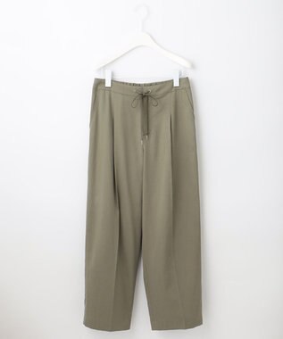 J.PRESS LADIES 【洗える】コットンセルロース チノ パンツ カーキ系