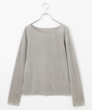 #Newans 【洗濯機可／ 前後着用可】 シアーベロアプルオーバー ライトグレー