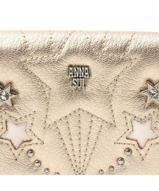 ANNA SUI ルシィ BOX小銭入れ＆カード入れ ゴールド