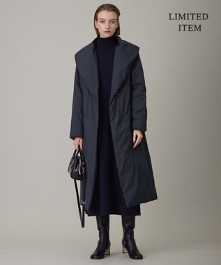 ICB 【WEB限定・洗える】 ヴィスコースハイゲージ ワンピース ネイビー系