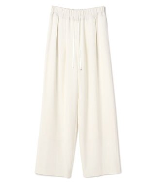 BEIGE， RUE / ドライタッチイージーセミワイドパンツ Ecru