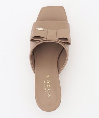 TOCCA NOBLE RIBBON MULE SANDALS サンダル ベージュ系