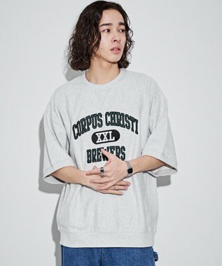 WEGO グラフィックスウェットT（S） グレー