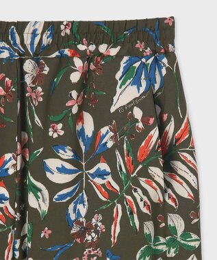 Paul Smith Number Floral ワイドパンツ カーキ