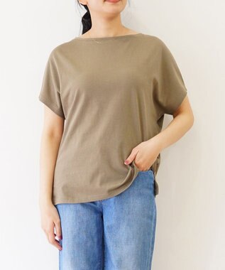 TOQUE 〈大草直子さんアドバイザー〉 タンギスコットン天竺半袖Ｔシャツ