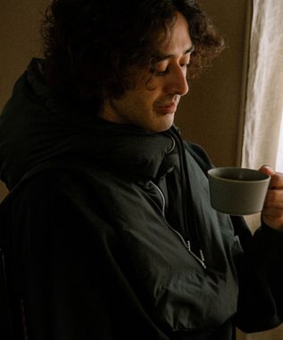 KWD 【日本製】HOOD DOWN PARTS グリーンダウン フードダウンパーツ ブラック