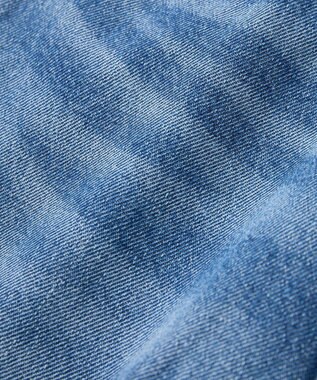 earth music&ecology ワイドフリンジデニムパンツ Indigo