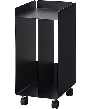 tower ピアノ下楽譜収納ワゴン タワー ブラック ブラック