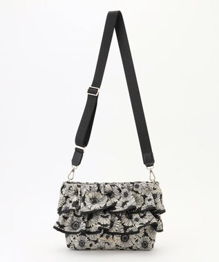 TOCCA 【美人百花掲載】【新色登場】FRILL POCHETTE ポシェット ブラック系1