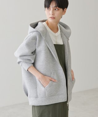 AMERICAN HOLIC ダンボールポンチＺＩＰパーカー Light Gray Mixture