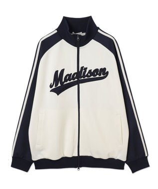 WEGO 【ユニセックス着用ITEM】ラグランライントラックジャケット ネイビー