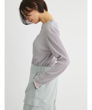 Green Parks ミニプリーツプルオーバー Light Gray