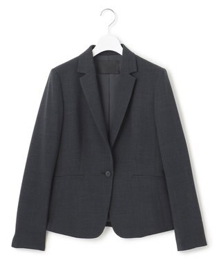 ICB 【UVカット・洗える】ウール2WAYストレッチ テーラードジャケット チャコール系
