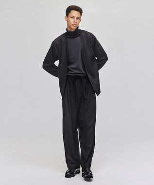 UNFILO MENS フラノライク イージーパンツ [24年秋冬商品] ブラック